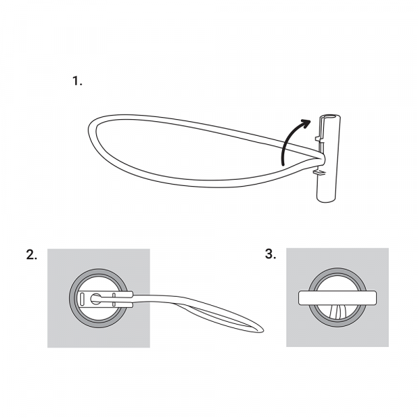 Bungee Cord with T Bar 8in - Pack of 10 Outdoor Cover Waterproof Sheet