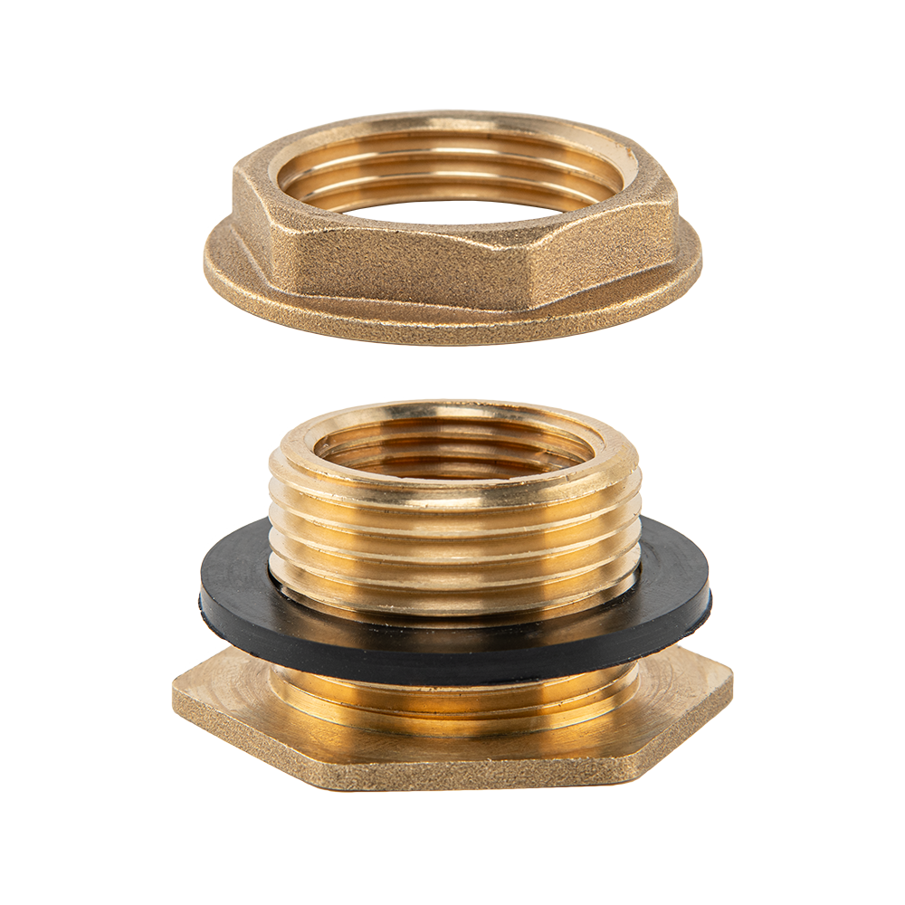 Water Butt Brass 1.25in BSP Male - 1in BSP Female for DIY Workshop Accessory