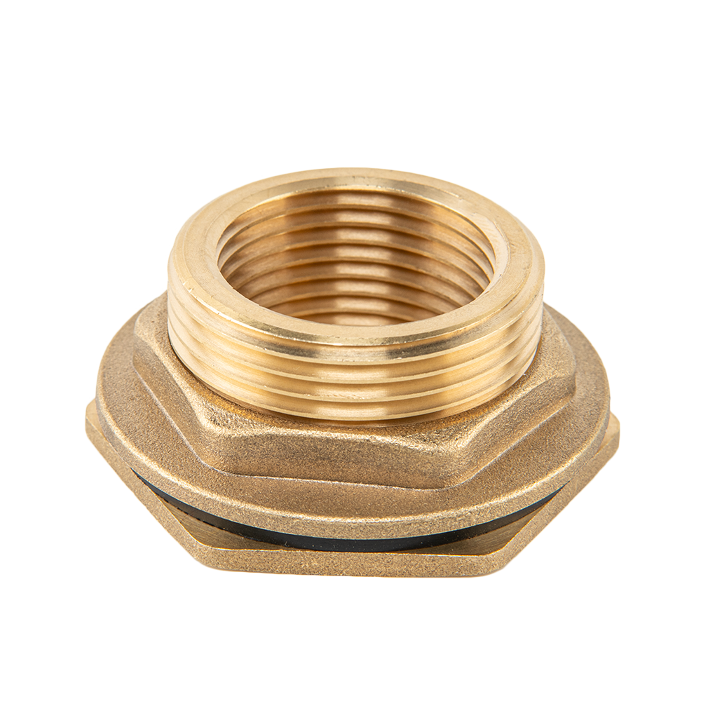 Water Butt Brass 1.25in BSP Male - 1in BSP Female for DIY Workshop Accessory