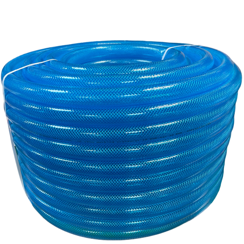 Braided Fuel Hose Blue Transparent PVC 19mm*2.1mm for Pipe and Water Fitting