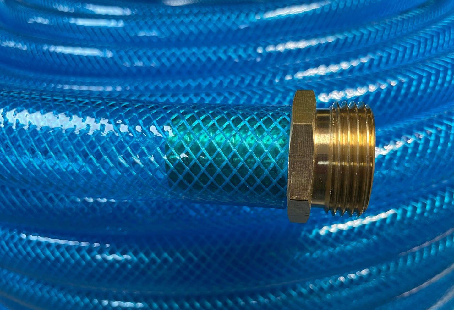 Braided Fuel Hose Blue Transparent PVC 19mm*2.1mm for Pipe and Water Fitting