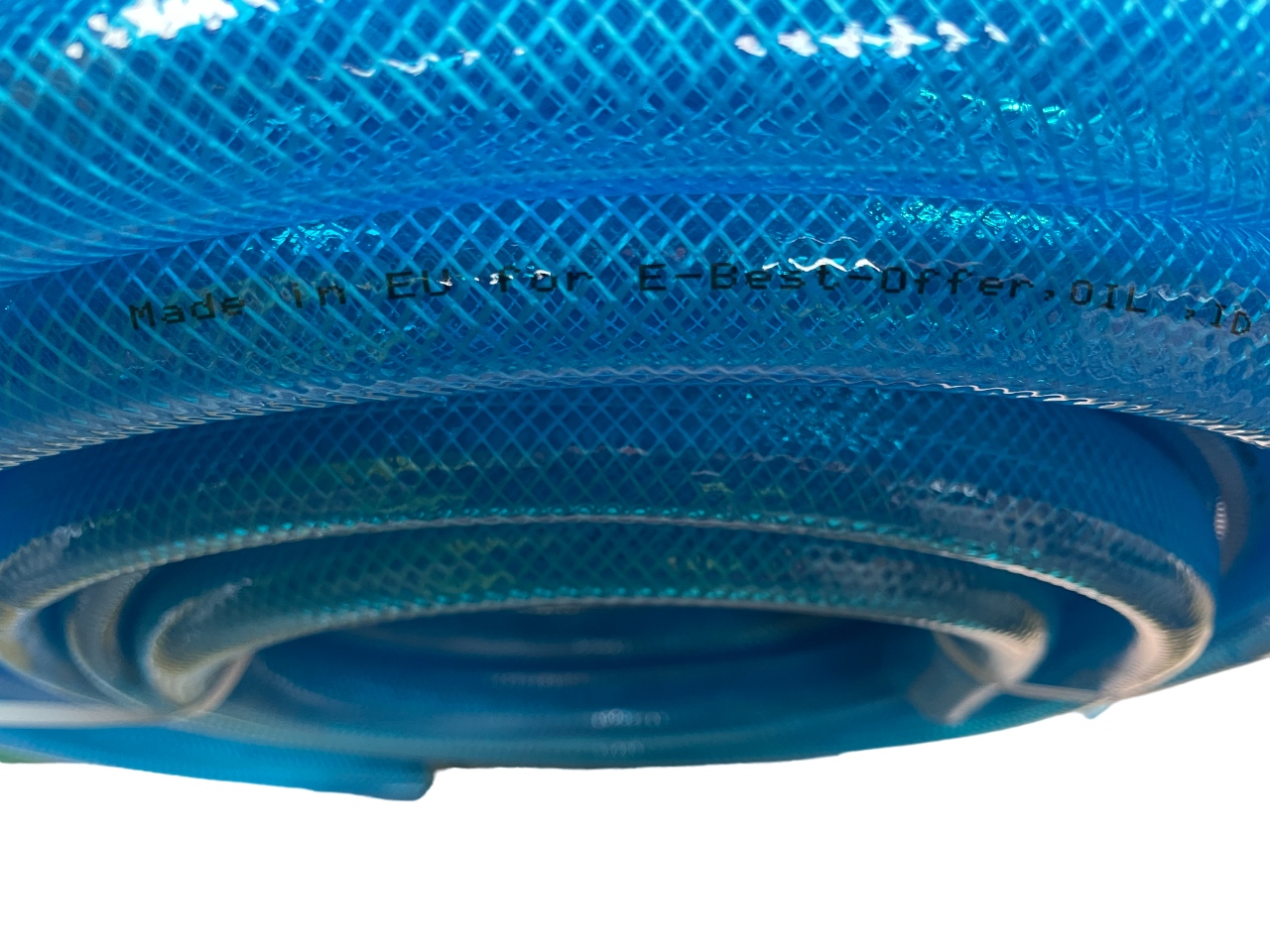 Braided Fuel Hose Blue Transparent PVC 19mm*2.1mm for Pipe and Water Fitting