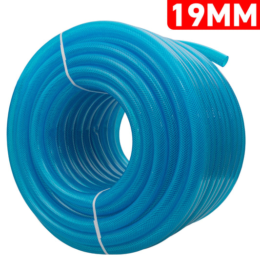 Braided Fuel Hose Blue Transparent PVC 19mm*2.1mm for Pipe and Water Fitting