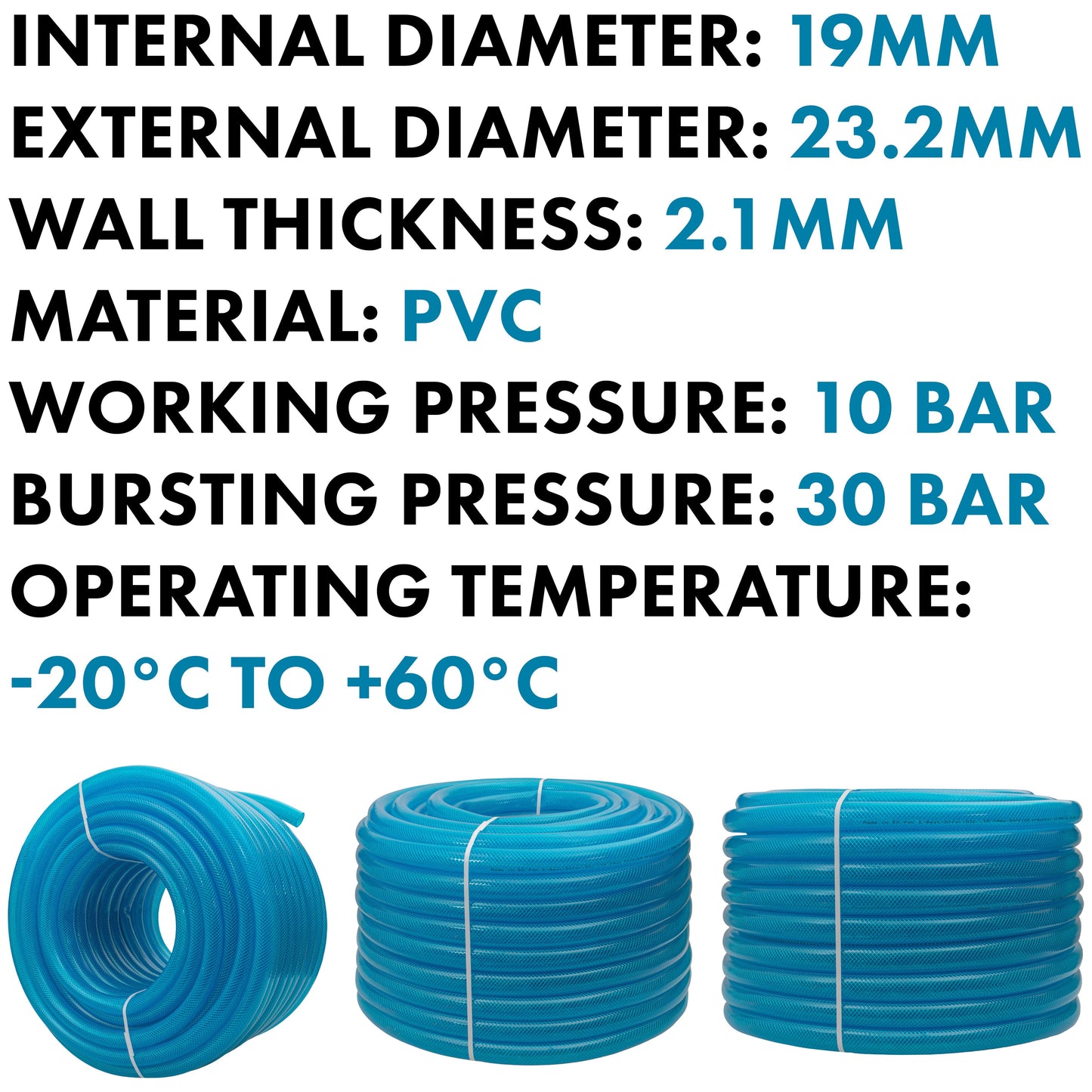 AP Supplies Ad-Blue Metal Fuel Gun White with ¾” Hose & Tank Adaptor Set - 4m hose kit