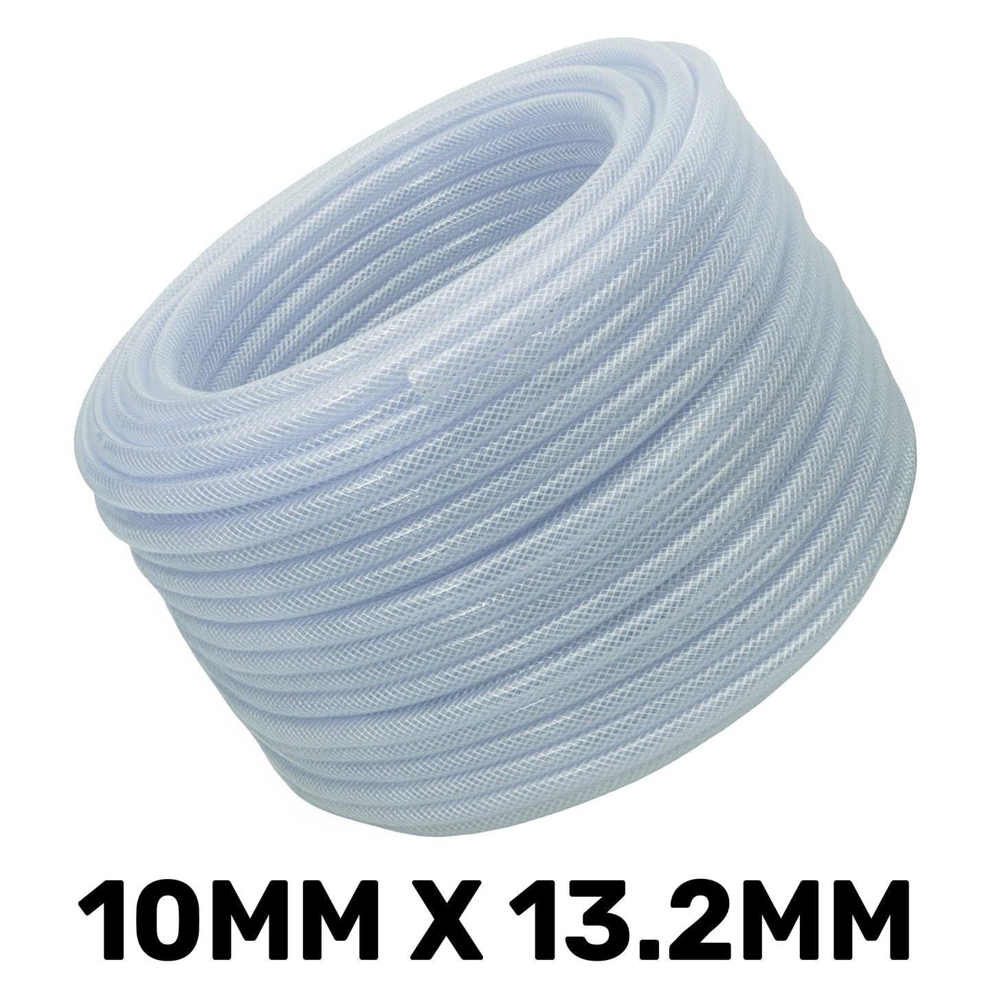 Clear Braided PVC Pipe 10mm*1.6mm Pipe and Water Fitting Garden Water Connector