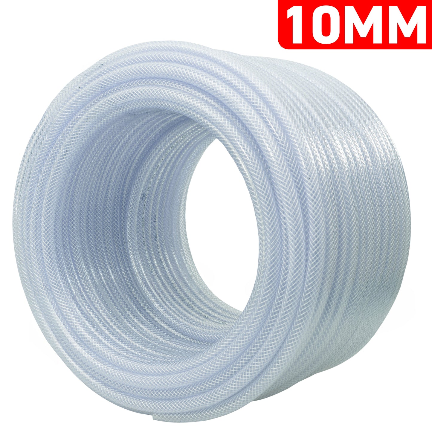 Clear Braided PVC Pipe 10mm*1.6mm Pipe and Water Fitting Garden Water Connector