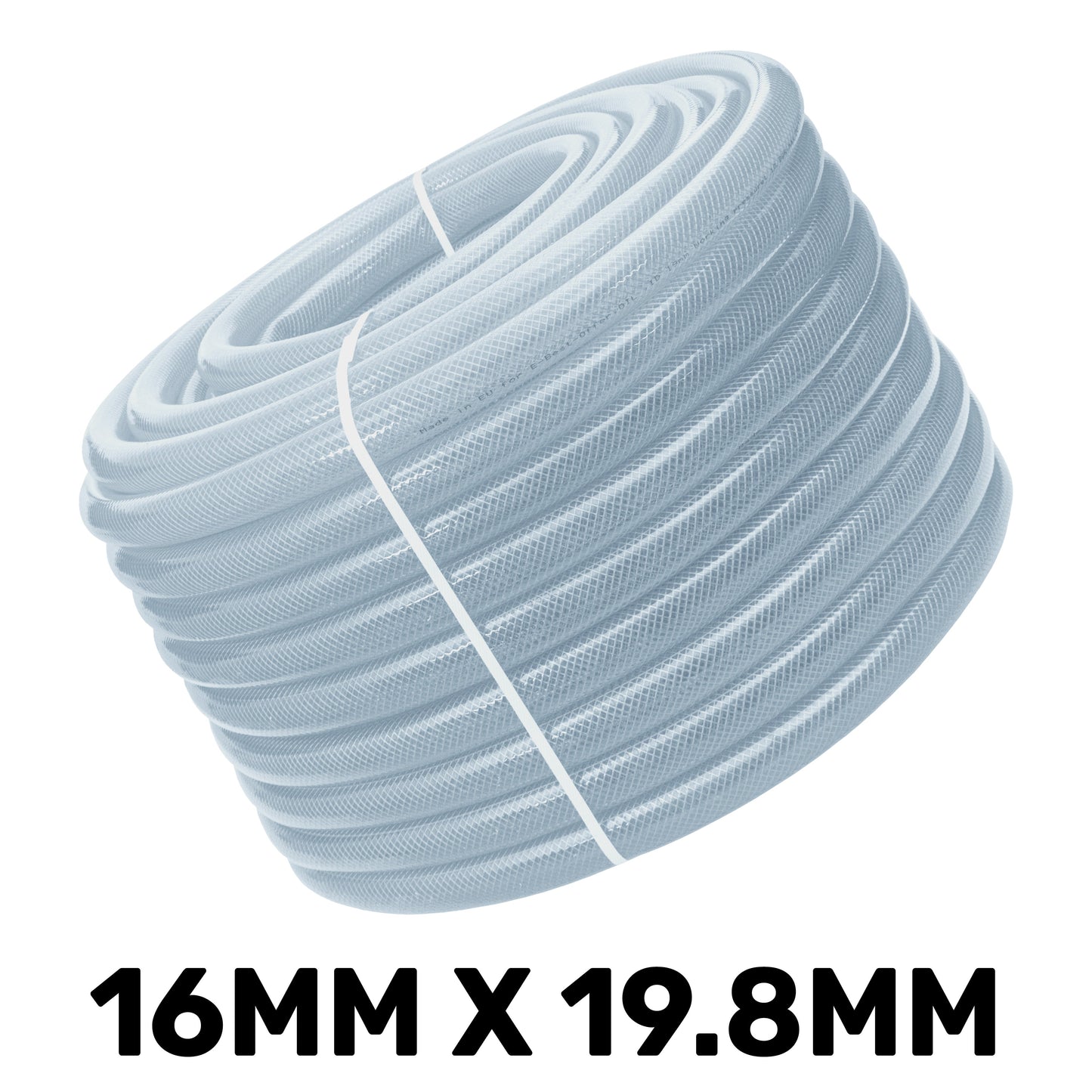 Clear Braided PVC Pipe 16mm*1.9mm Pipe and Water Fitting Garden Water Connector