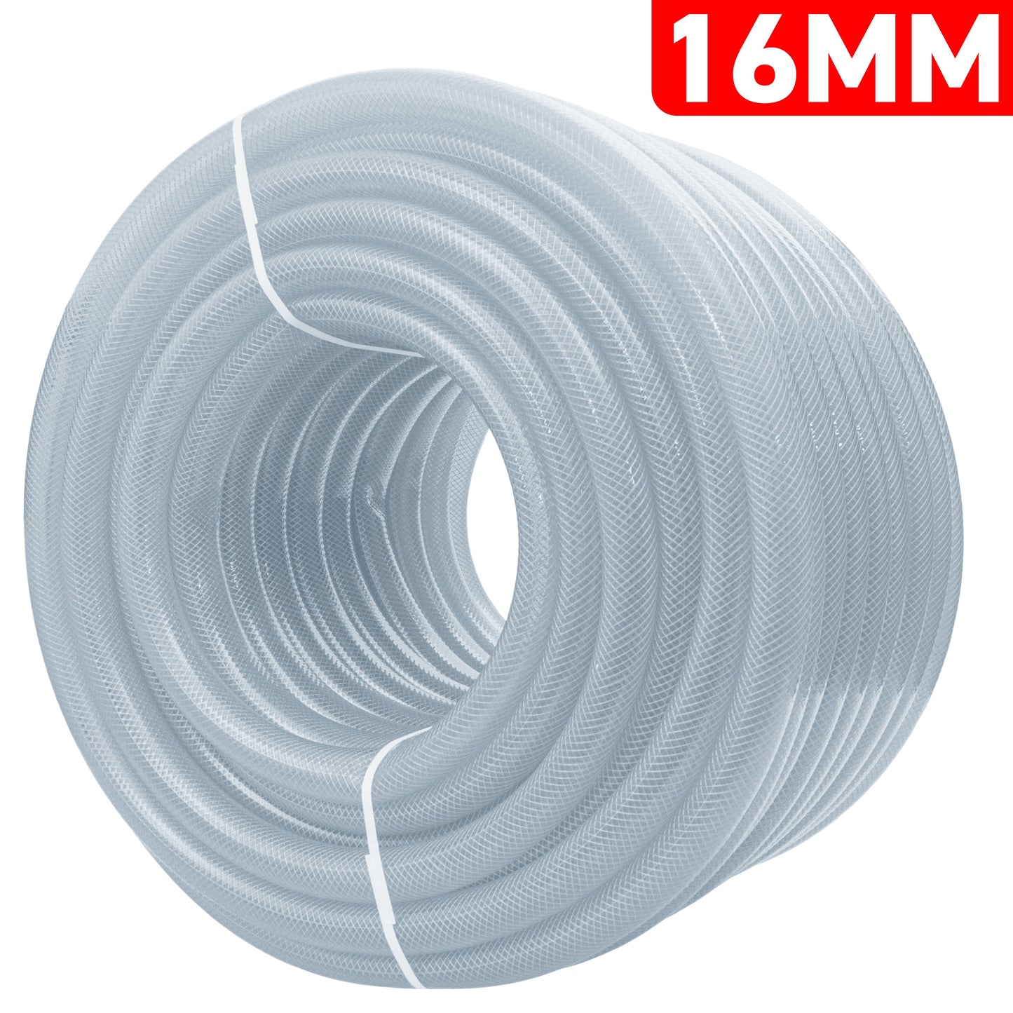 Clear Braided PVC Pipe 16mm*1.9mm Pipe and Water Fitting Garden Water Connector