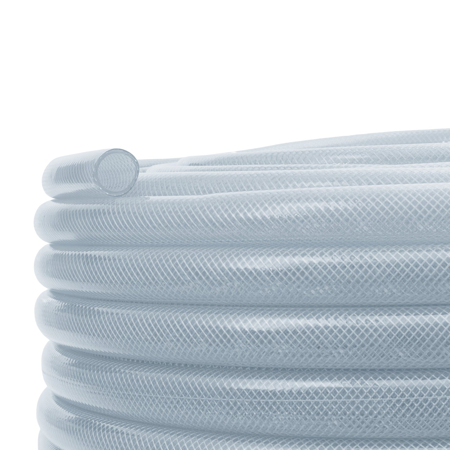 Clear Braided PVC Pipe 16mm*1.9mm Pipe and Water Fitting Garden Water Connector