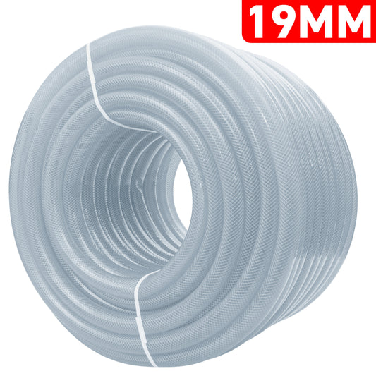 Clear Braided PVC Pipe 19mm*3mm Pipe and Water Fitting Garden Water Connector
