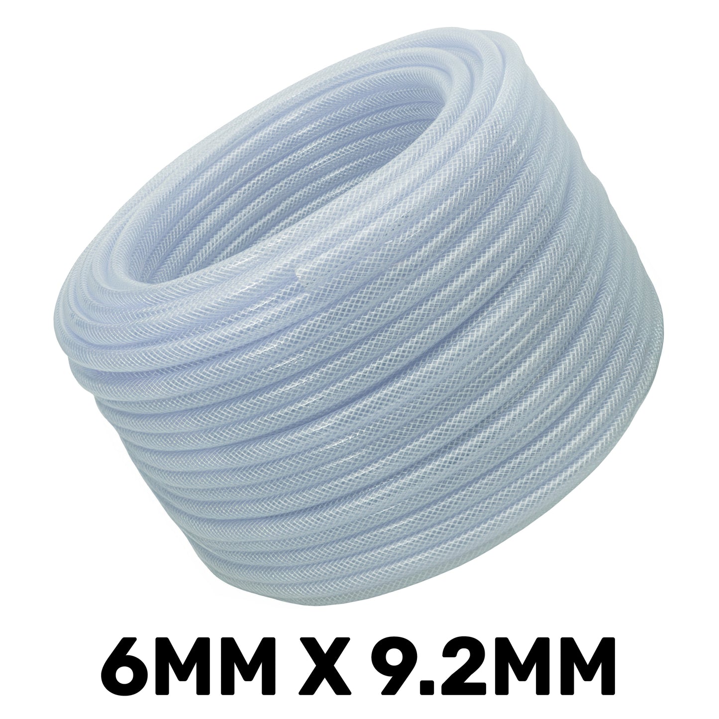 Clear Braided PVC Pipe 6mm*1.6mm Pipe and Water Fitting Garden Water Connector