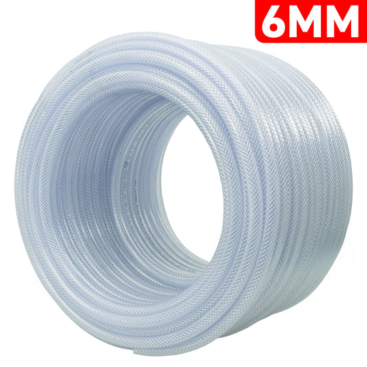Clear Braided PVC Pipe 6mm*1.6mm Pipe and Water Fitting Garden Water Connector