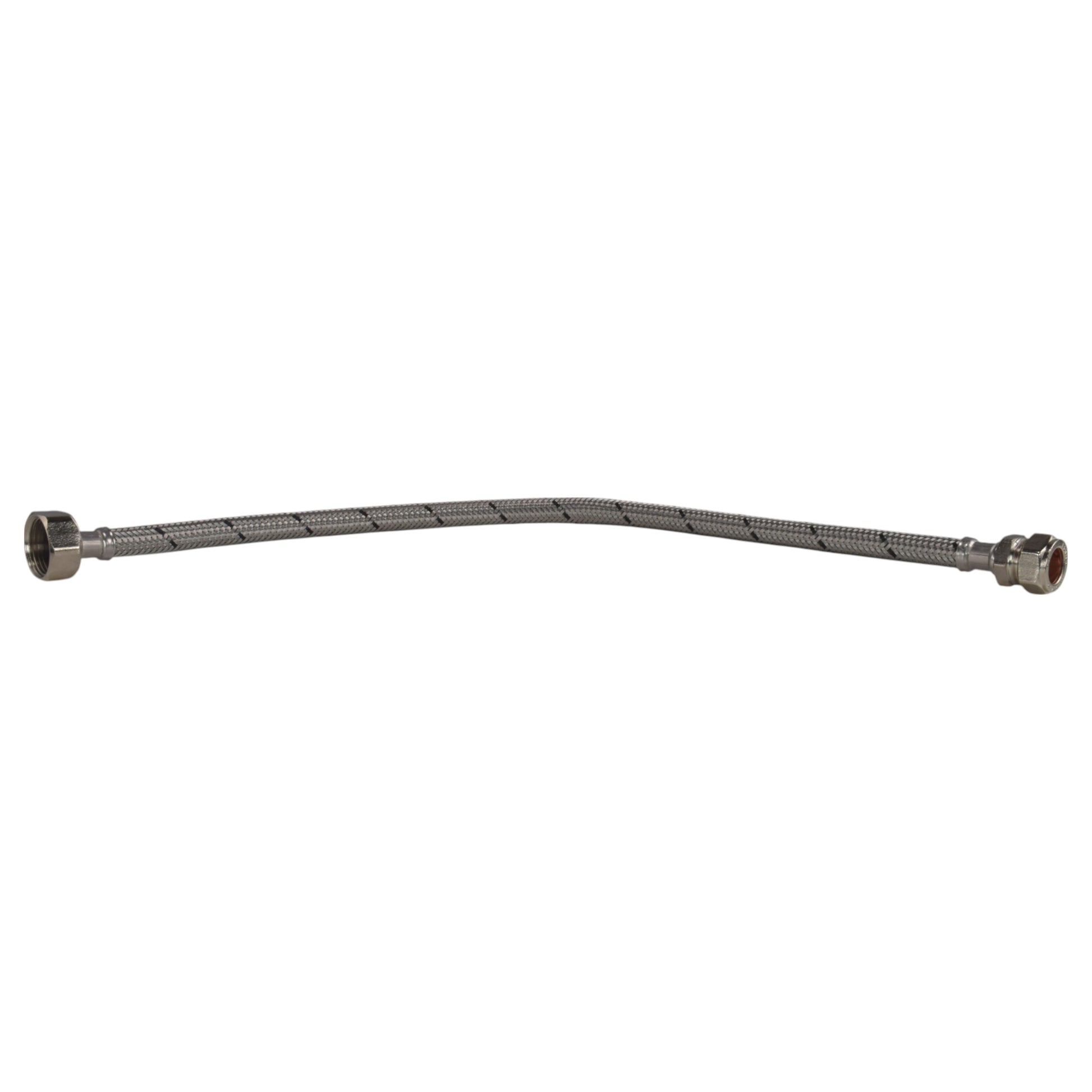 AP Supplies 15mm Brass Compression Flexi Hose 500mm - ¾” BSPF