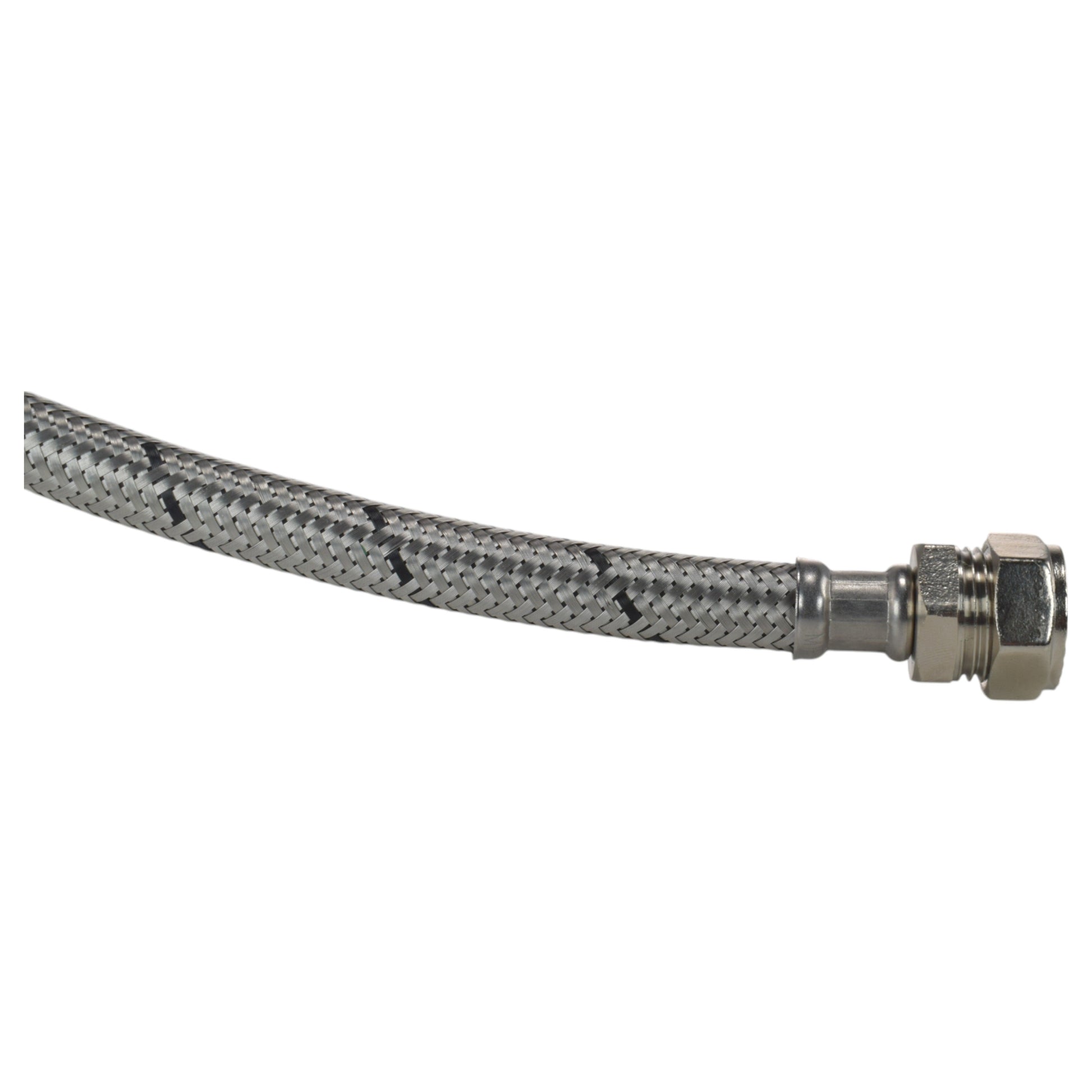 AP Supplies 15mm Brass Compression Flexi Hose 500mm - ¾” BSPF