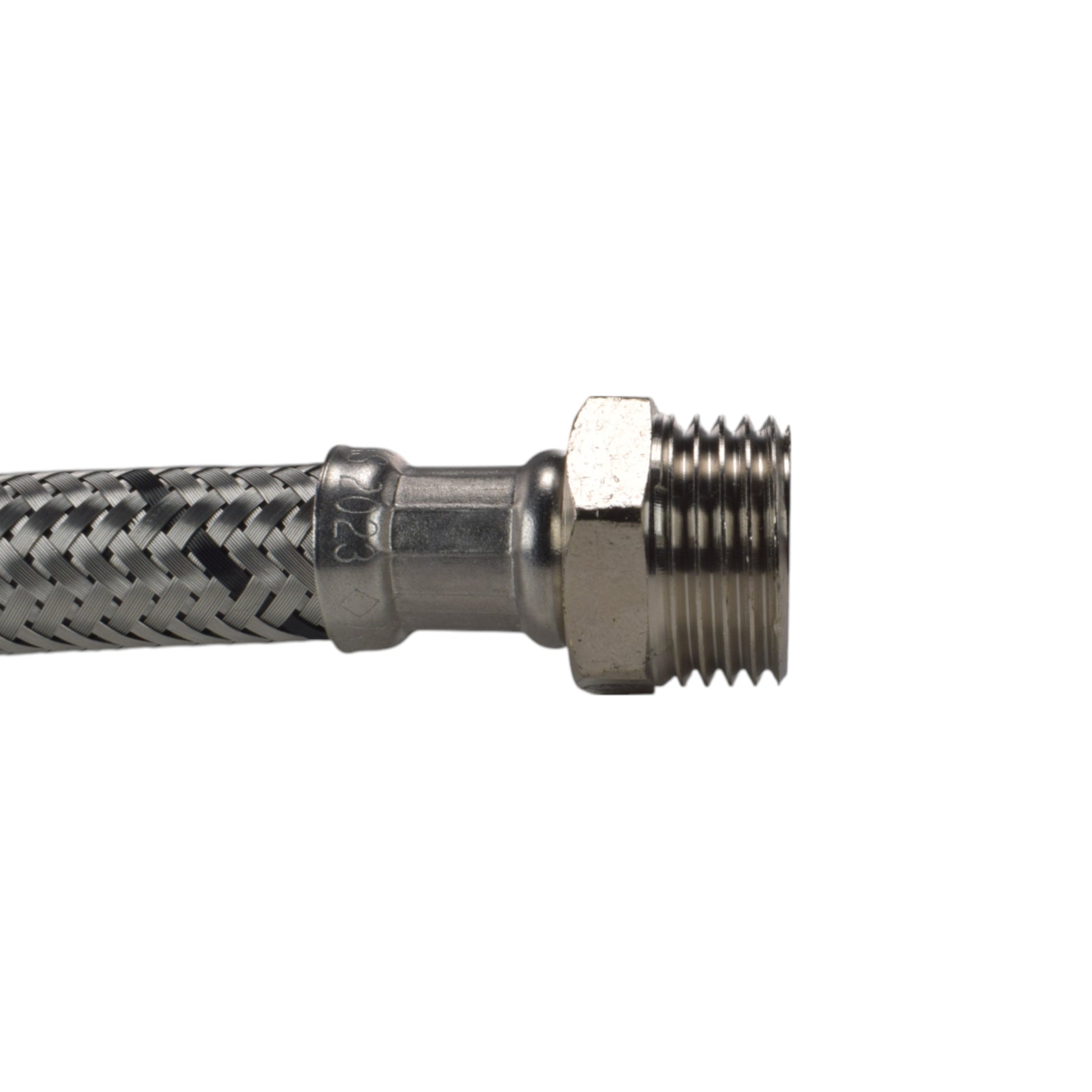 AP Supplies 15mm Brass Compression Flexi Hose 500mm - ¾” BSPF