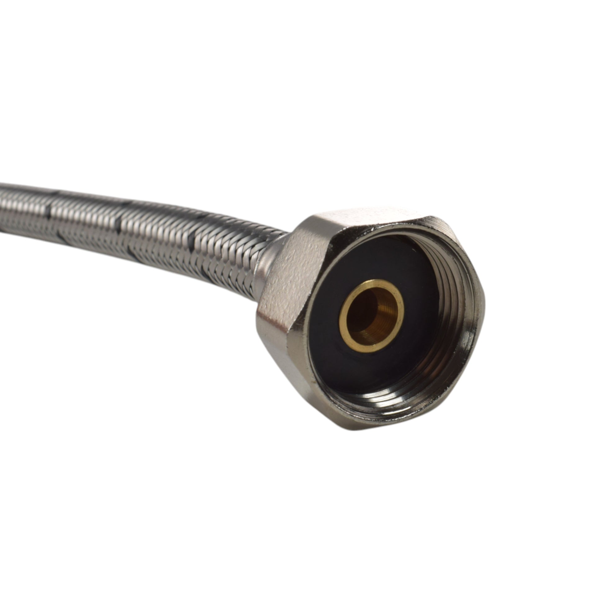 AP Supplies Polished Brass 13mm Barb Tap FULL Connection Kit x2