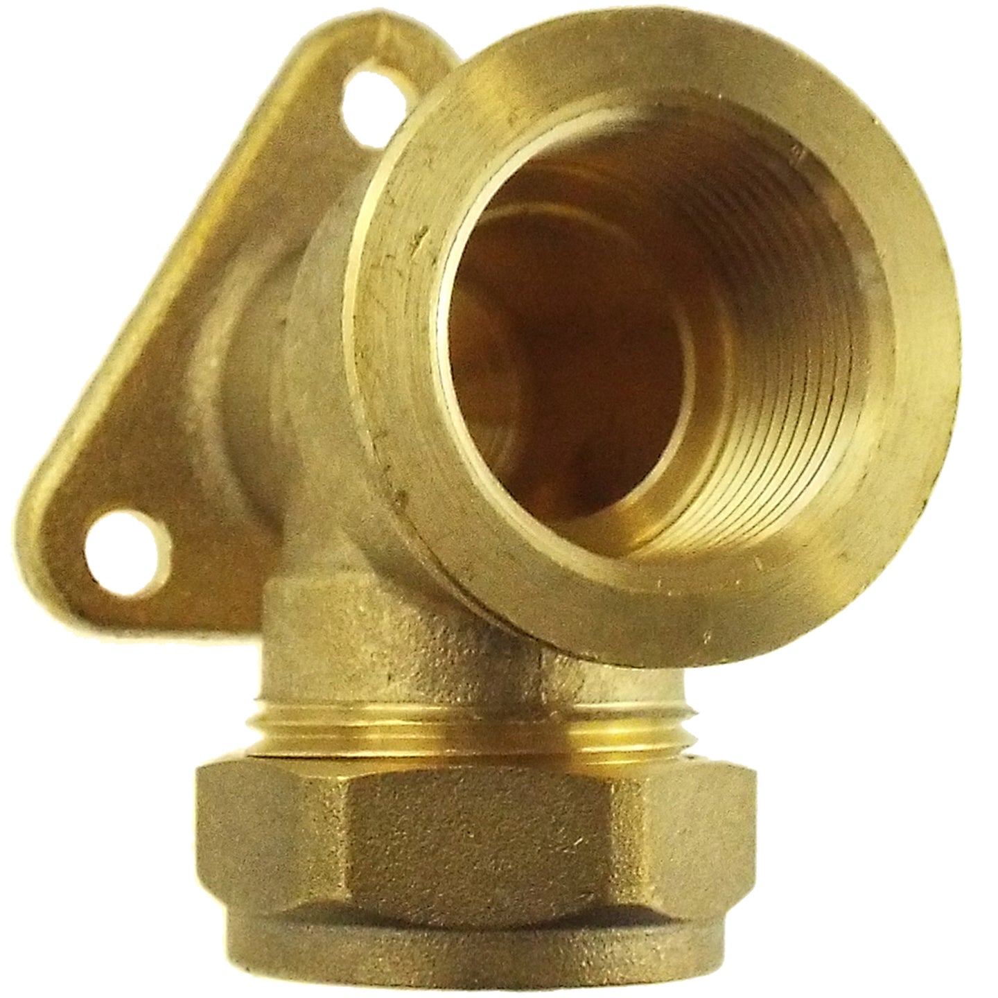 22mm Brass Wall Flange Kit with Brass Quick Connect Tap for Outdoor Watering Kit