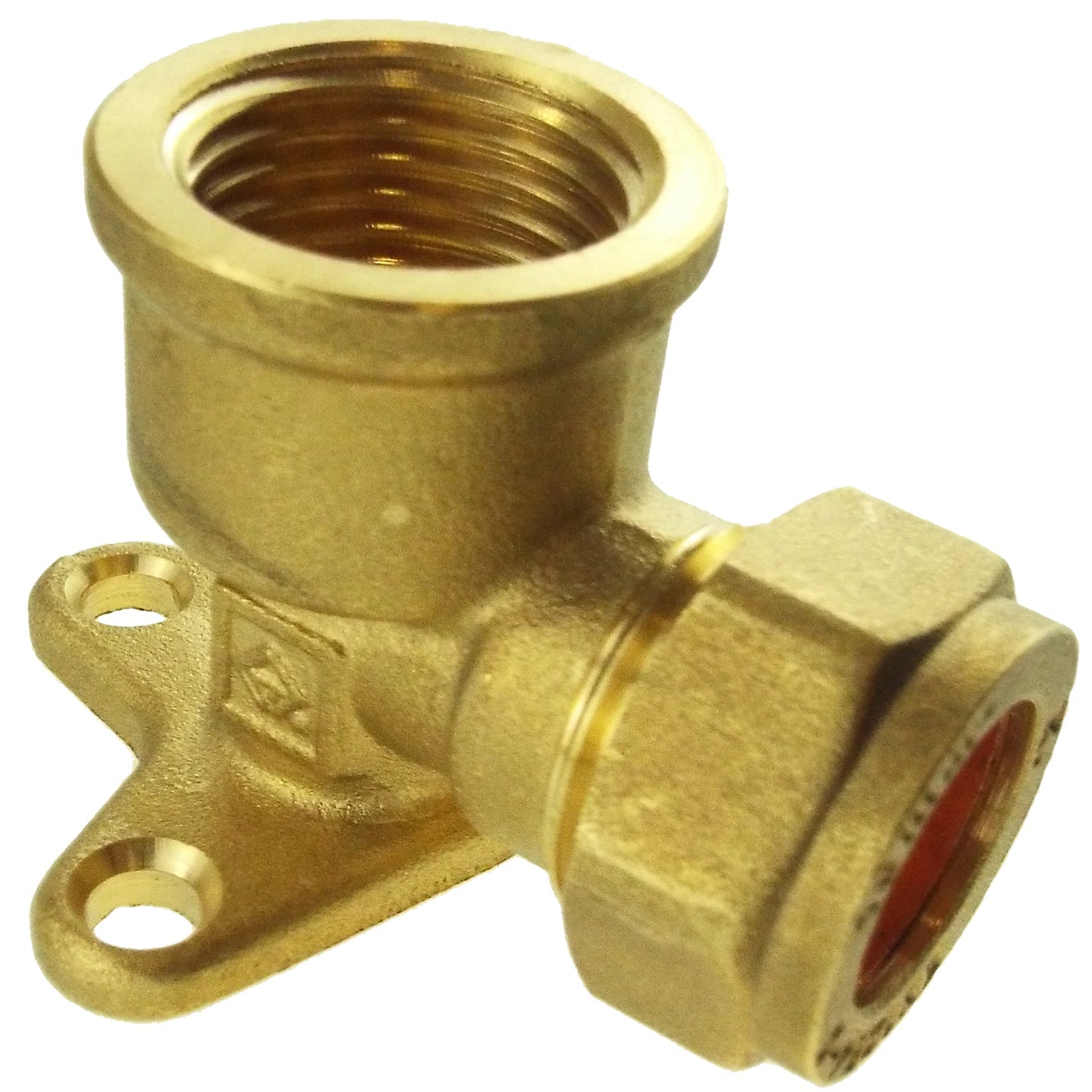 22mm Brass Wall Flange Kit with Brass Quick Connect Tap for Outdoor Watering Kit