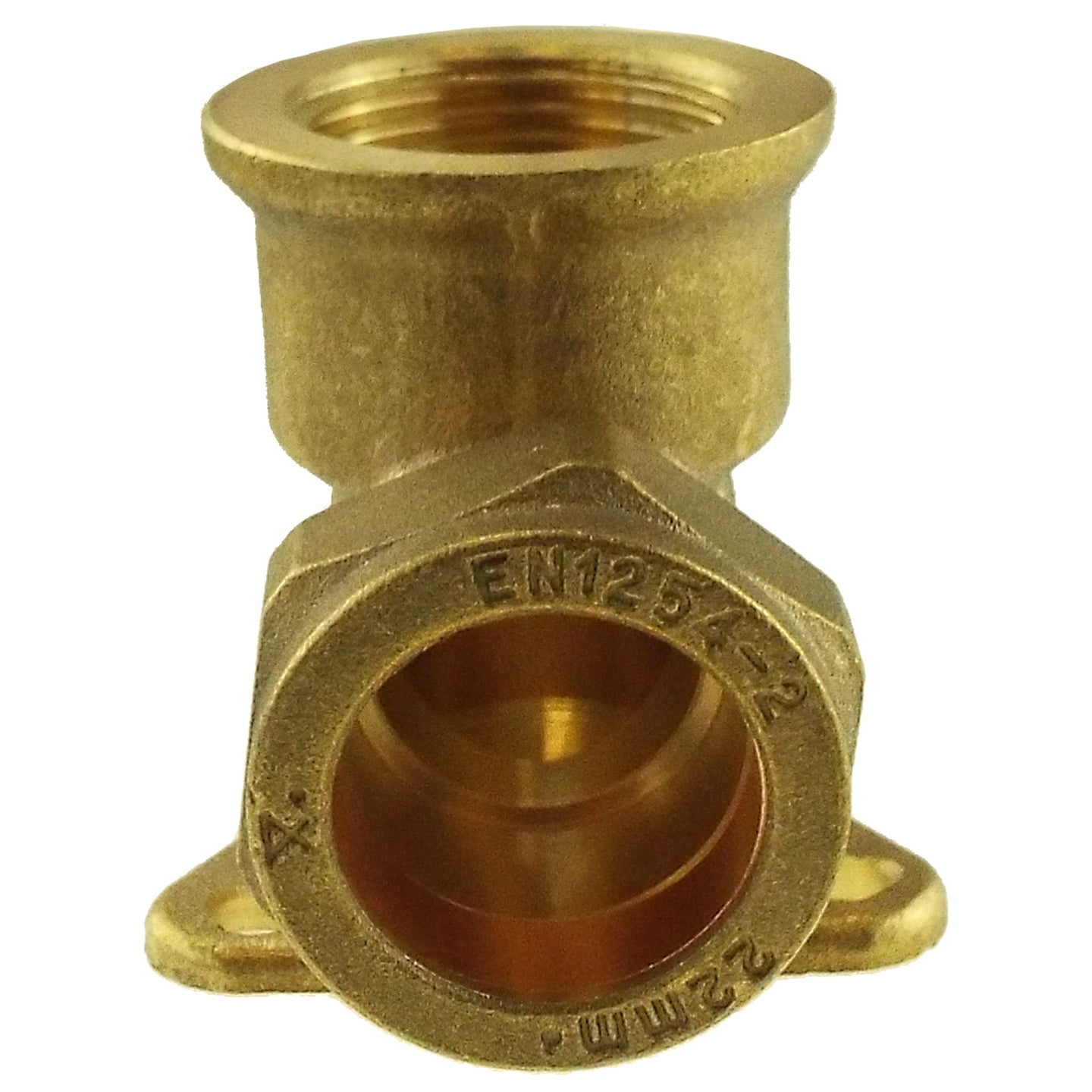 22mm Brass Wall Flange Kit with Brass Quick Connect Tap for Outdoor Watering Kit