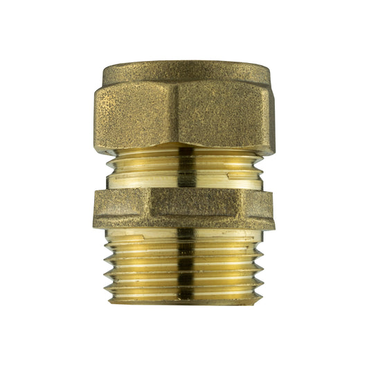 Brass Compression Straight 15mm - 1/2inBSPM BSP Thread Fitting Hose Pipe Fitting