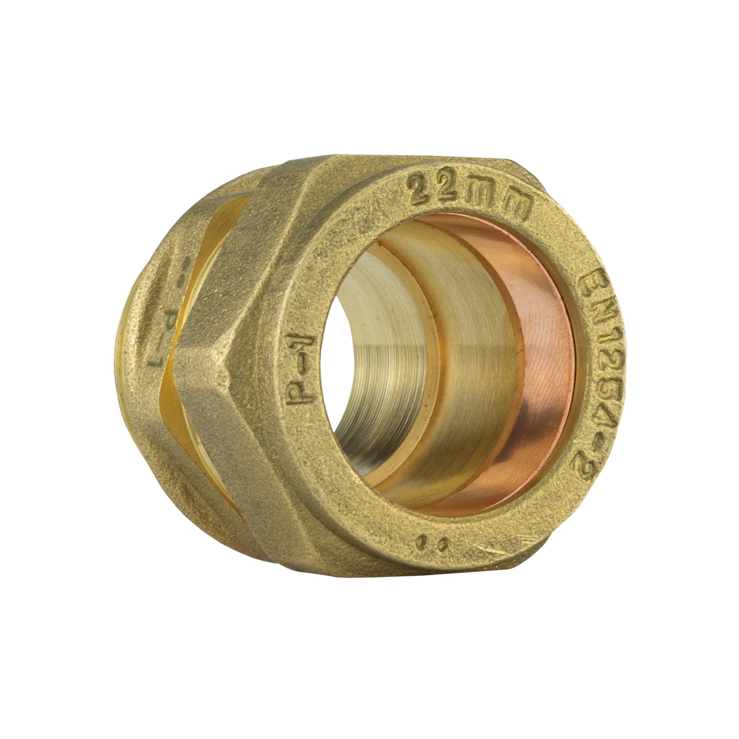 IBC 2 S60X6 Cap with Lever Valve and Brass Compression Straight 3/4 BSP - 22mm