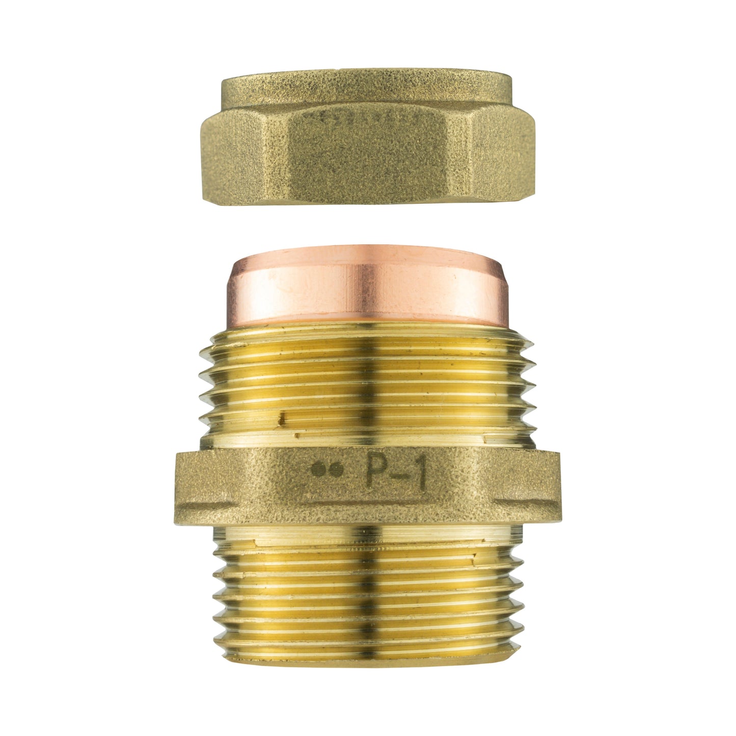 IBC 2 S60X6 Cap with Lever Valve and Brass Compression Straight 3/4 BSP - 22mm