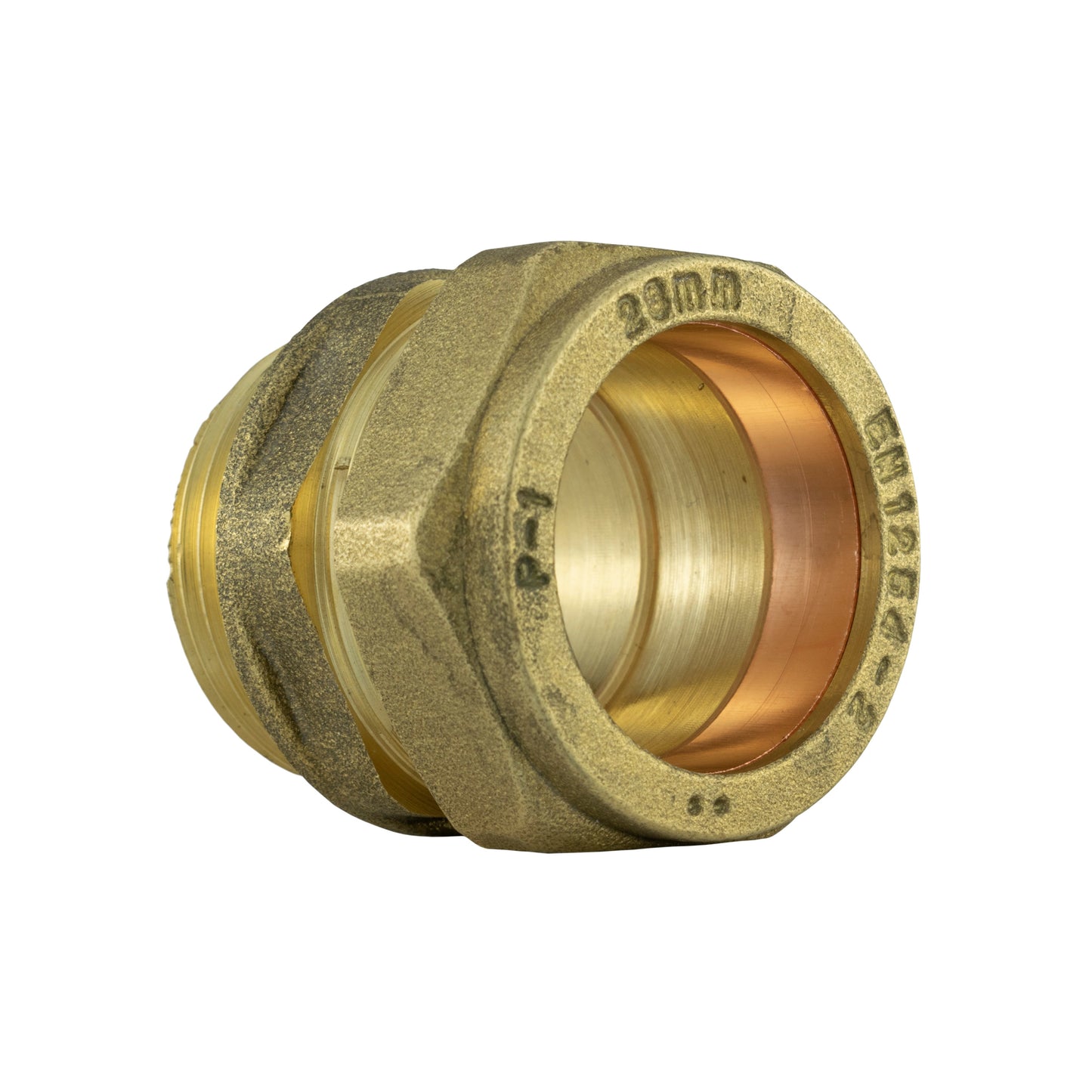 IBC 2 S60X6 Cap with Brass Compression Straight 1 BSP - 28mm for Water Connector