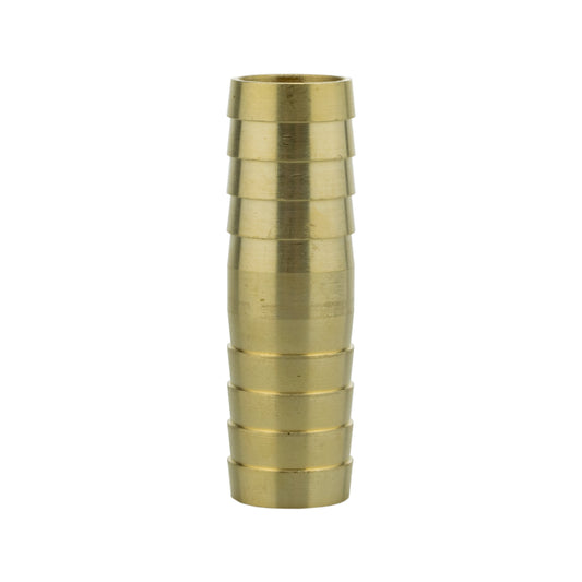 Brass Straight Joiner 15mm Pipe and Water Fitting Garden Water Connector