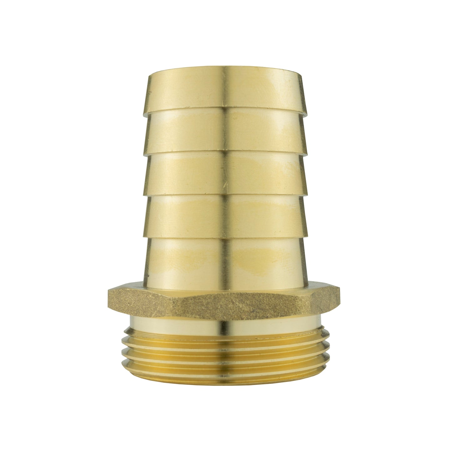 Brass Straight Joiner 32mm - 1.25in BSPM Garden Hose Pipe DIY Workshop Accessory