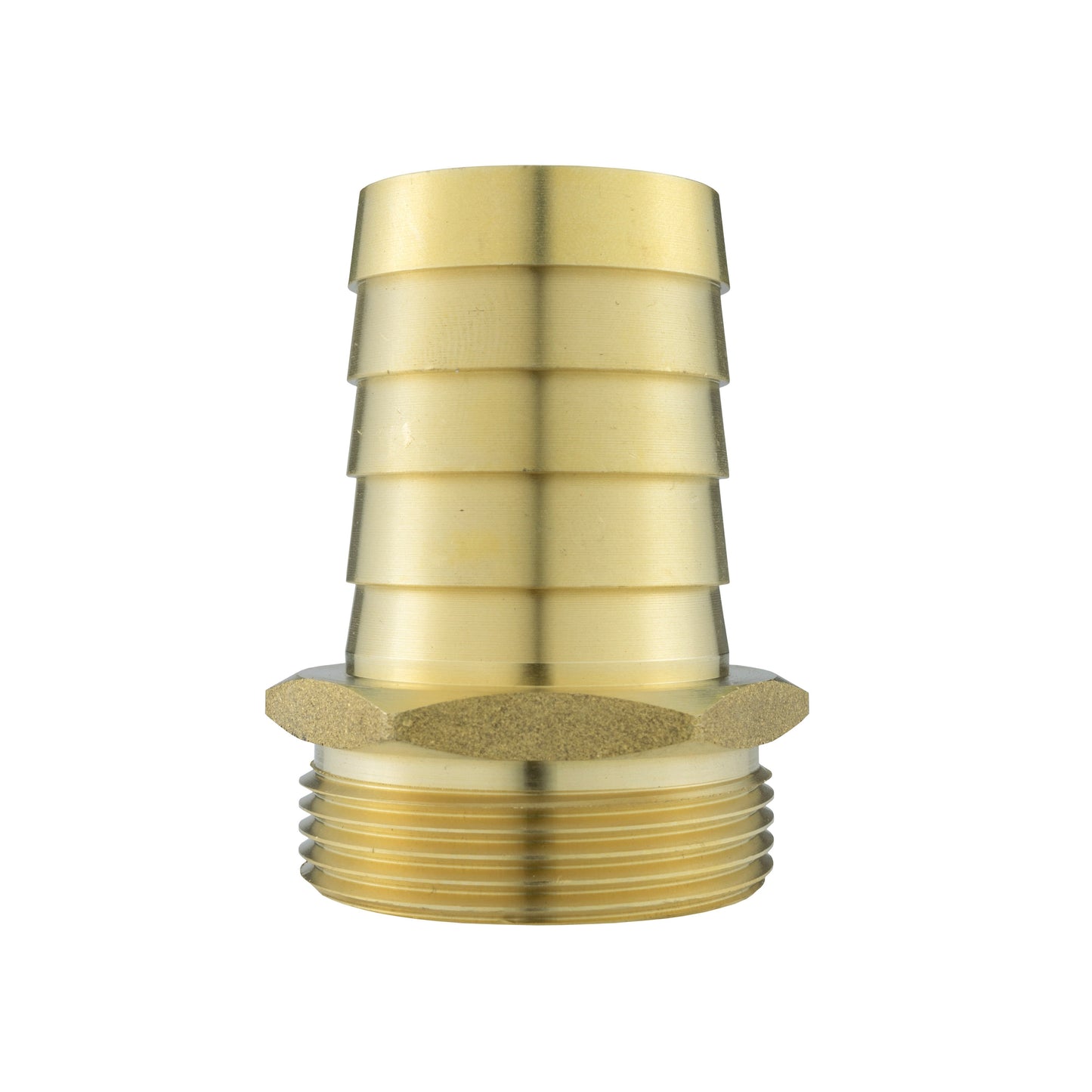 Brass Straight Joiner 38mm - 1.5in BSPM Hose Pipe Fitting DIY Workshop Accessory