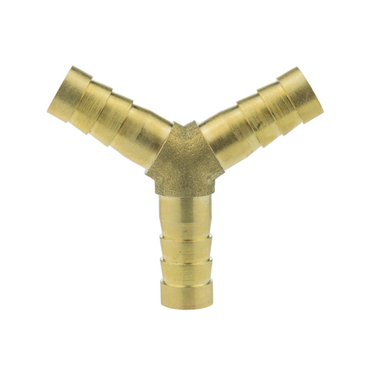 Brass Tee Y Connector 8mm Drip Irrigation Fitting DIY Workshop Accessory