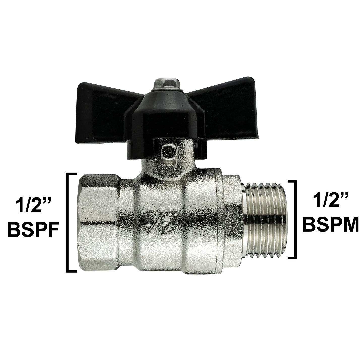 Wall Flange Kit 20mm MDPE - Bib Valve 1/2inBSP and Snap On for Hose Pipe Fitting