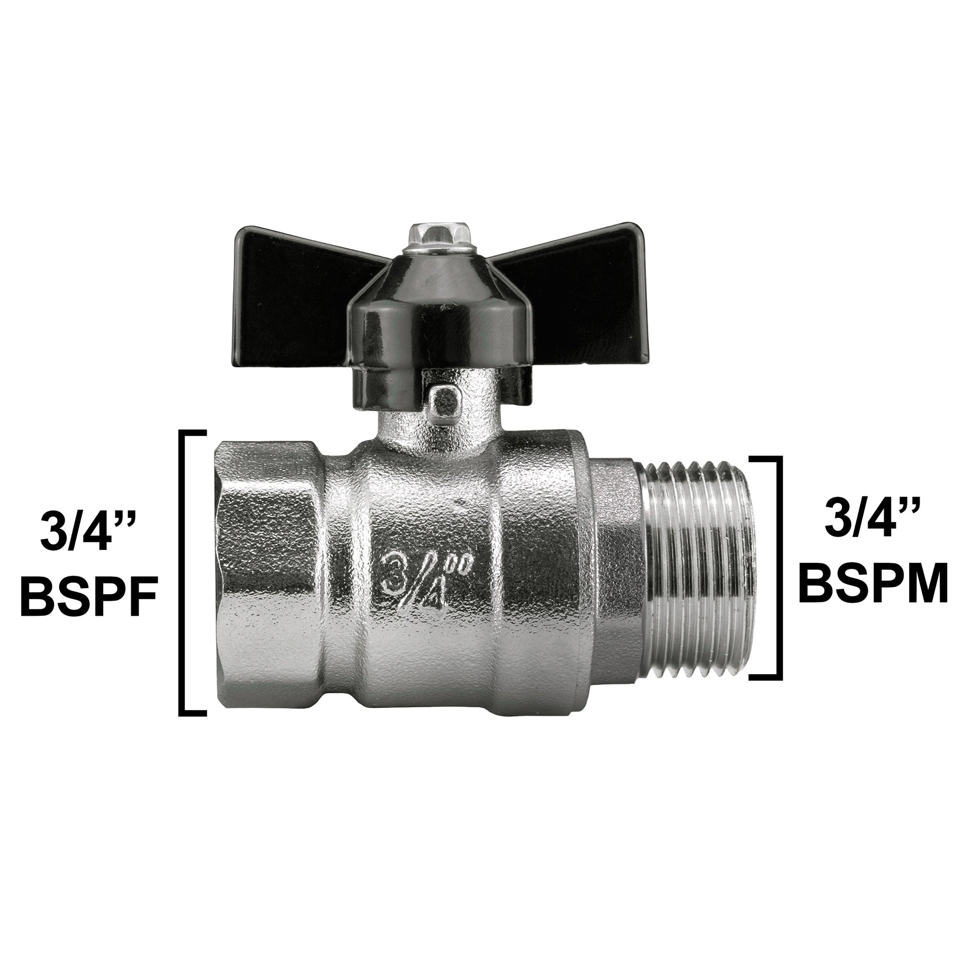 AP Supplies Wall Flange Kit 32mm MDPE + Bib Valve + Geka