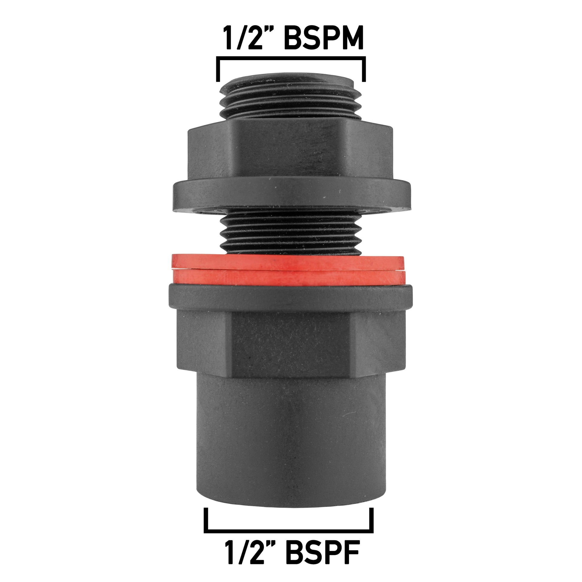 AP Supplies Water Butt Kit 1/2" with Lever Tap Hose Barb and Side Lock