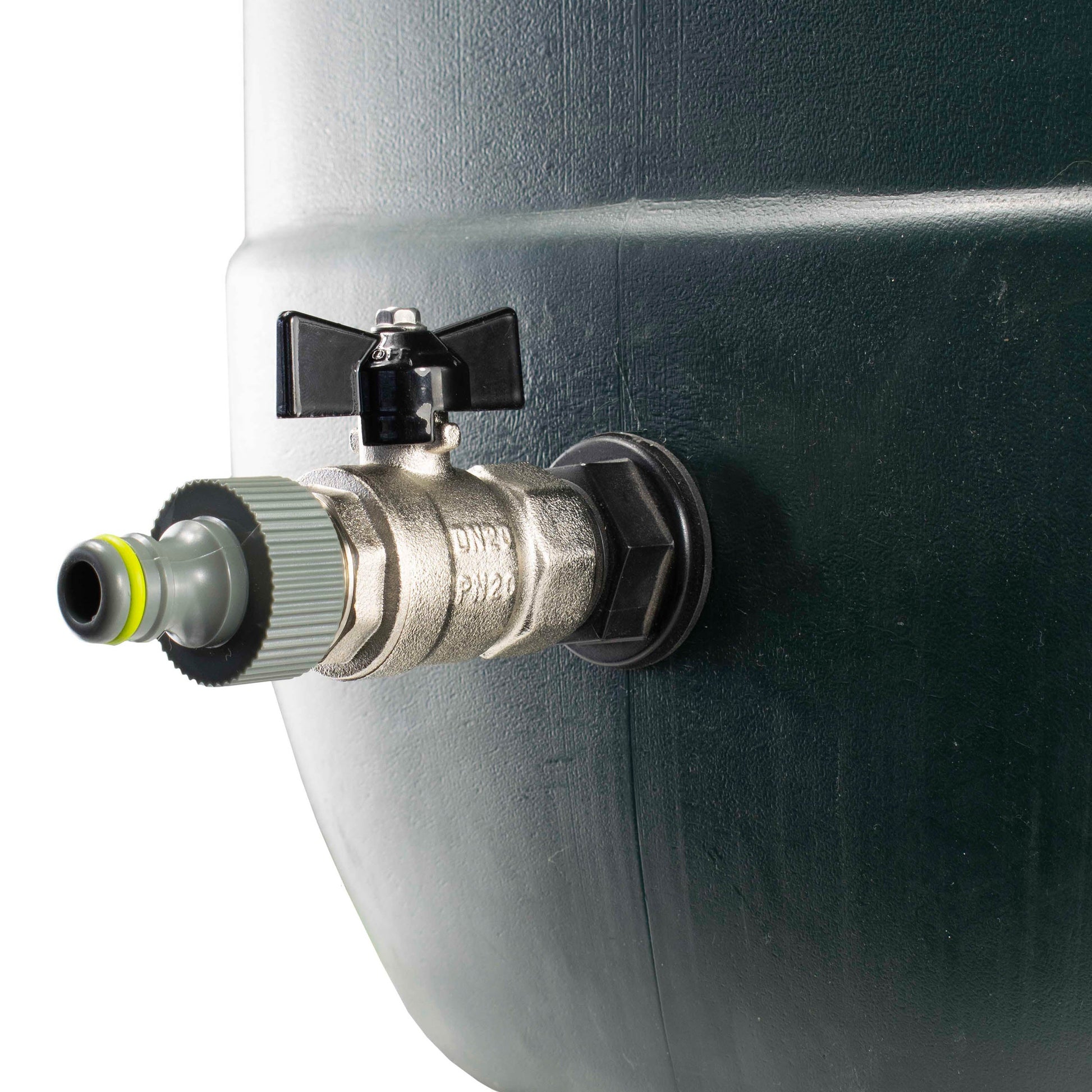 AP Supplies Water Butt Kit 1/2” BSP with Metal Bib Valve and Quick Connect Outlet