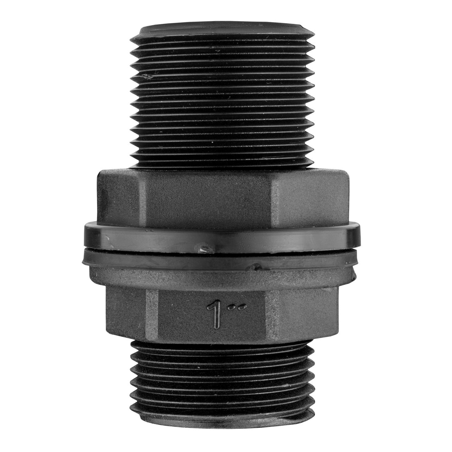 AP Supplies 1” BSP Water Butt Fitting with Lever Valve and 25mm Barb Elbow