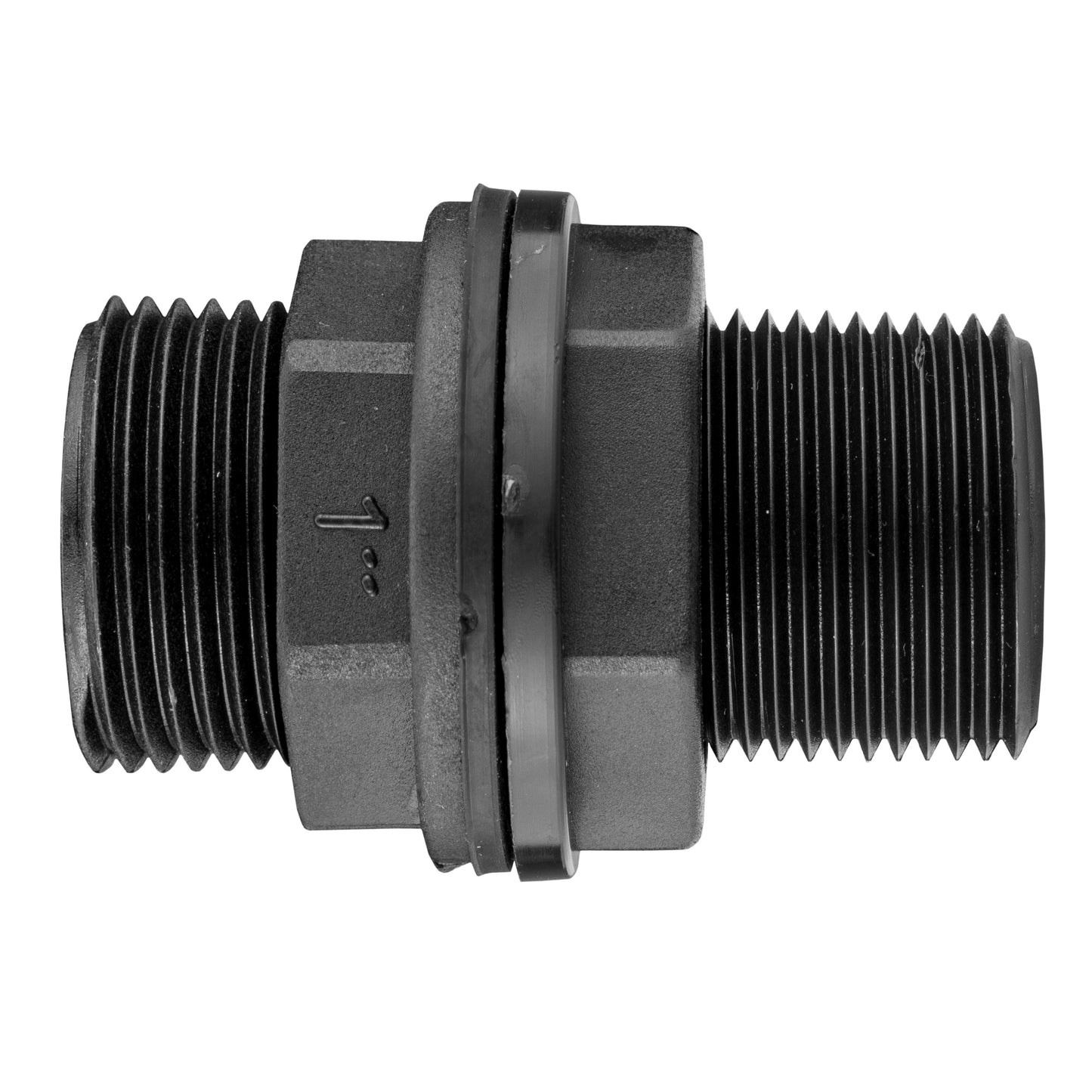 AP Supplies 1” BSP Water Butt Fitting with Full Flow PP Valve and 25mm MDPE Fitting