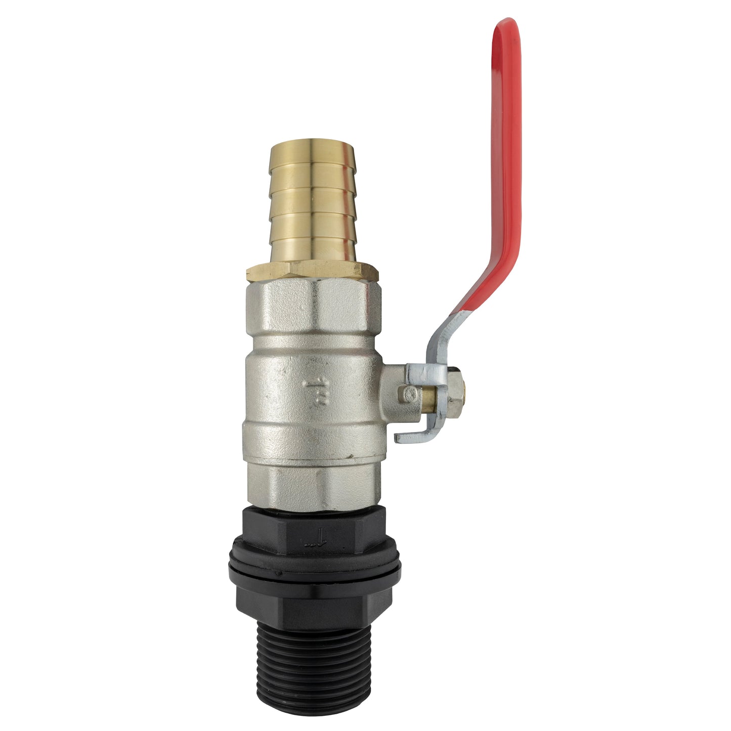 AP Supplies Water Butt Kit 1” BSP with Lever Valve and 25mm Brass Barb