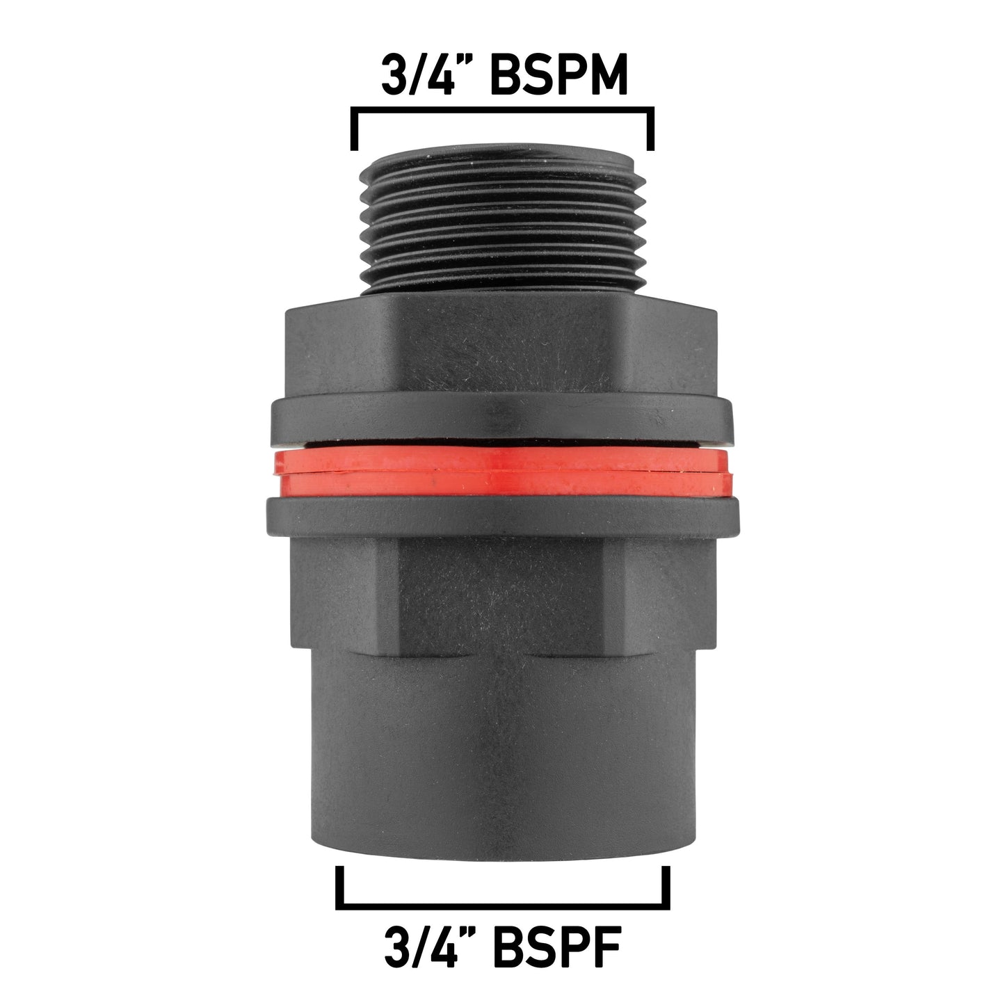 AP Supplies Water Butt Kit ¾” BSPM-F with Quick Connect Adaptor and Hose Connector (Lime)
