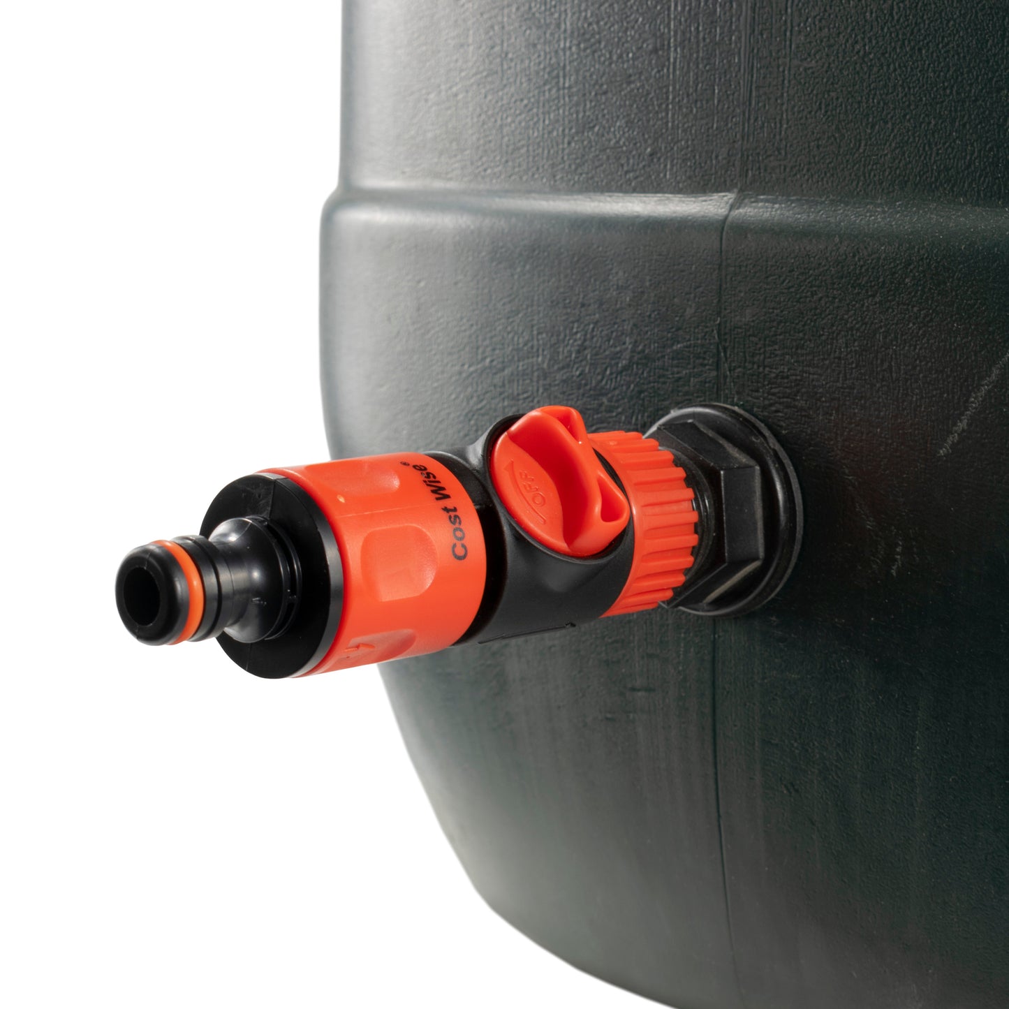 AP Supplies ¾” BSP Water Butt Fitting with Valve and Quick Connect Outlet