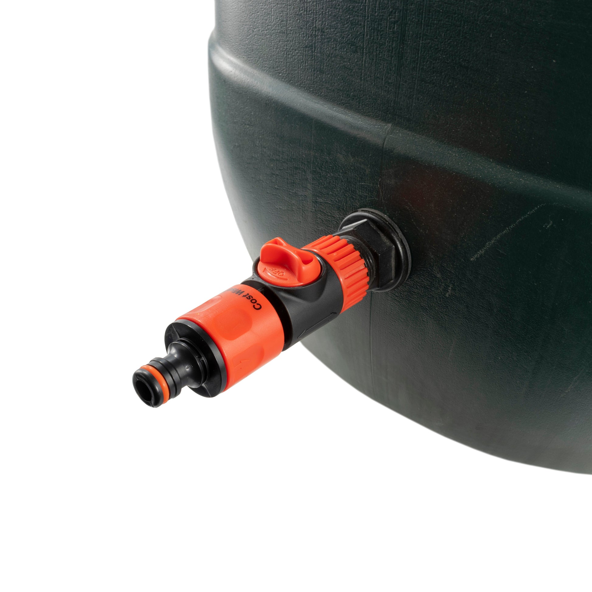 AP Supplies ¾” BSP Water Butt Fitting with Valve and Quick Connect Outlet