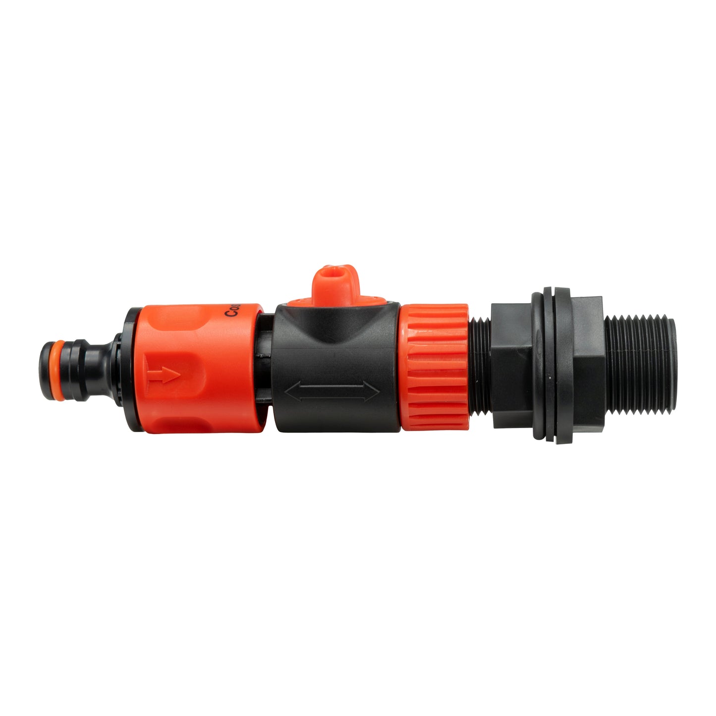 AP Supplies ¾” BSP Water Butt Fitting with Valve and Quick Connect Outlet