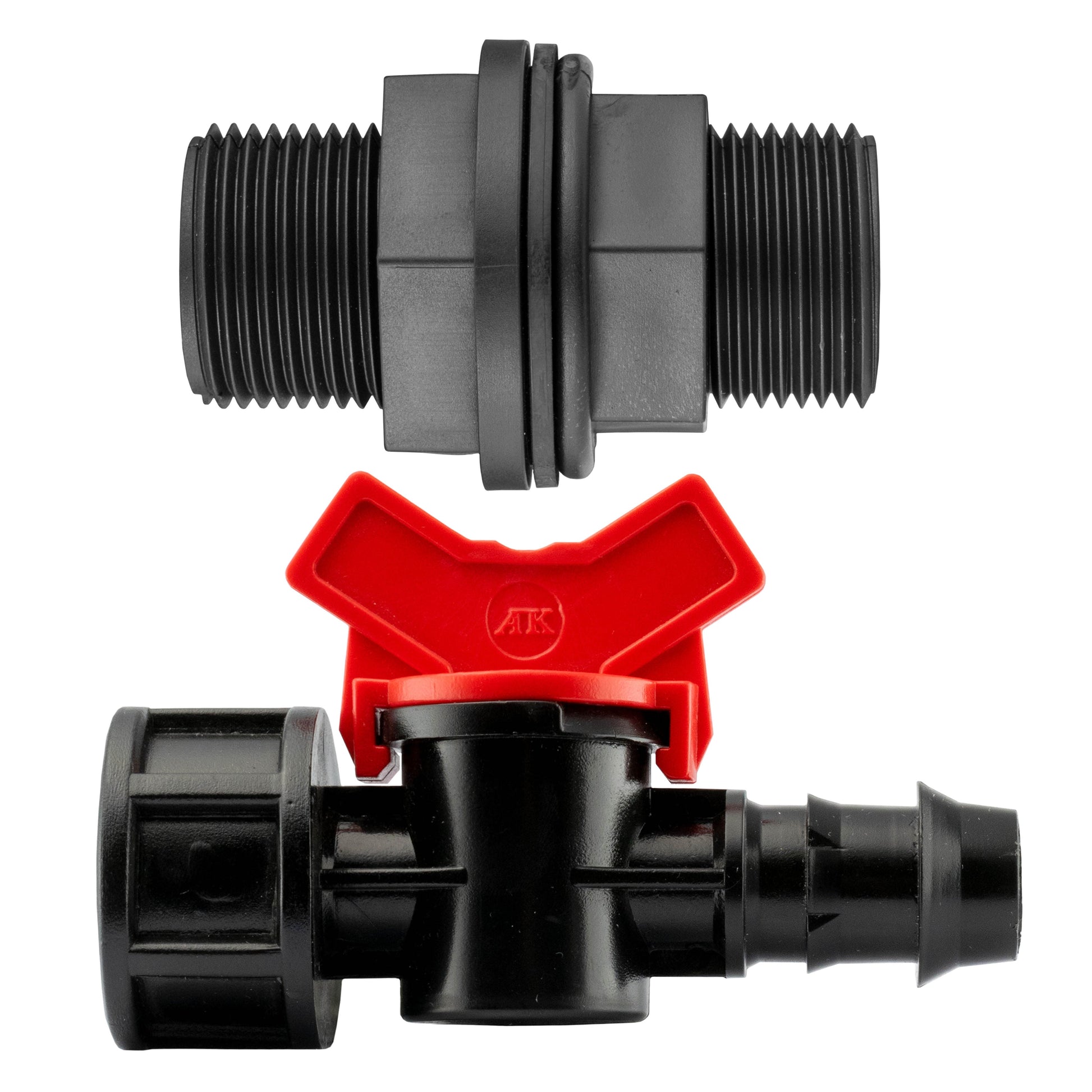 AP Supplies ¾” BSP Water Butt Fitting with 16mm Barb Irrigation Valve