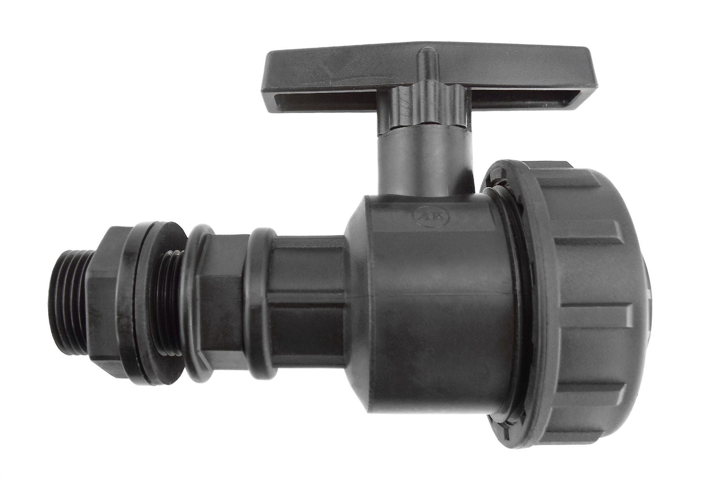 AP Supplies ¾” BSP Water Butt Fitting with ¾” BSPF Full Flow PP Valve