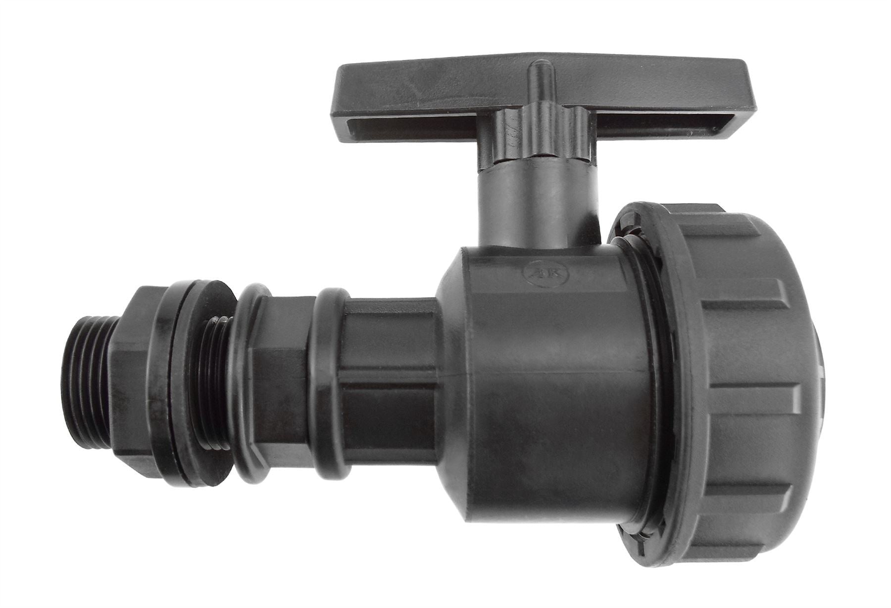 AP Supplies ¾” BSP Water Butt Fitting with ¾” BSPF Full Flow PP Valve