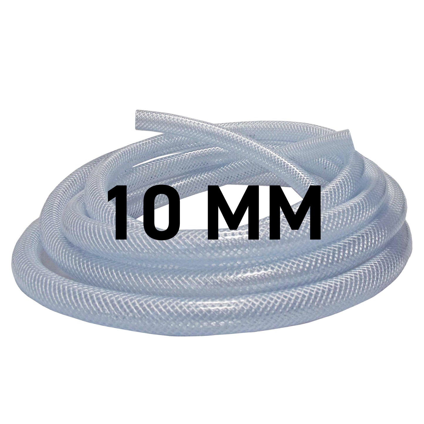 Clear Braided PVC Pipe 10mm*1.6mm Pipe and Water Fitting Garden Water Connector