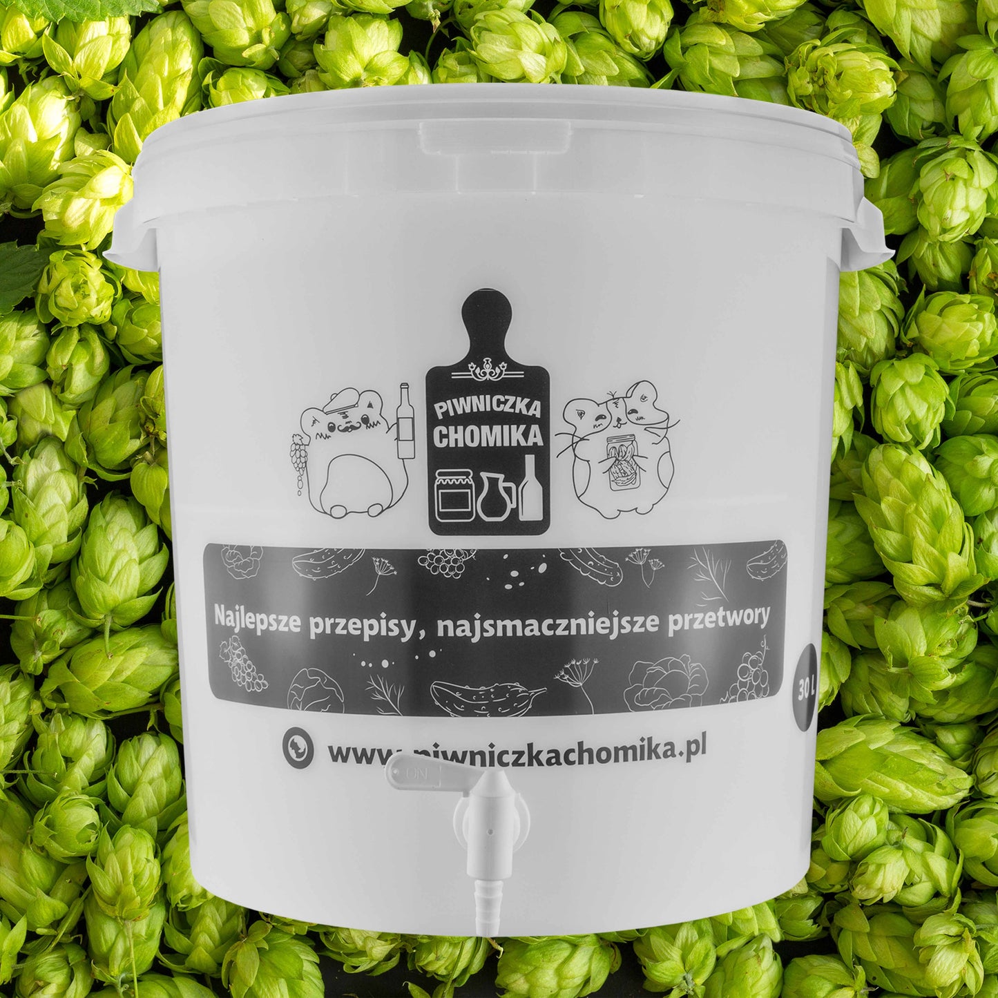 Home Brew Bucket 30L with Tap DIY Workshop Accessory Home and Garden Use