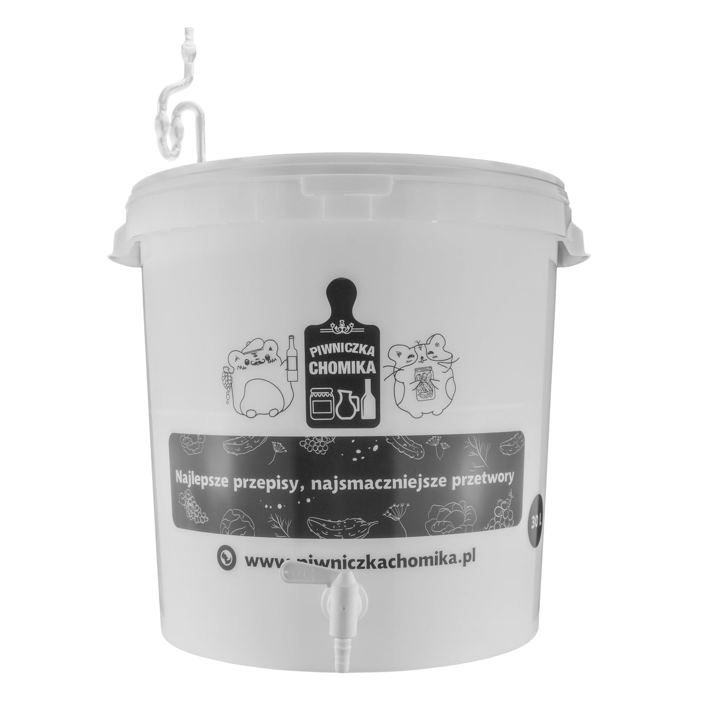 Home Brew Bucket 30L with Tap DIY Workshop Accessory Home and Garden Use