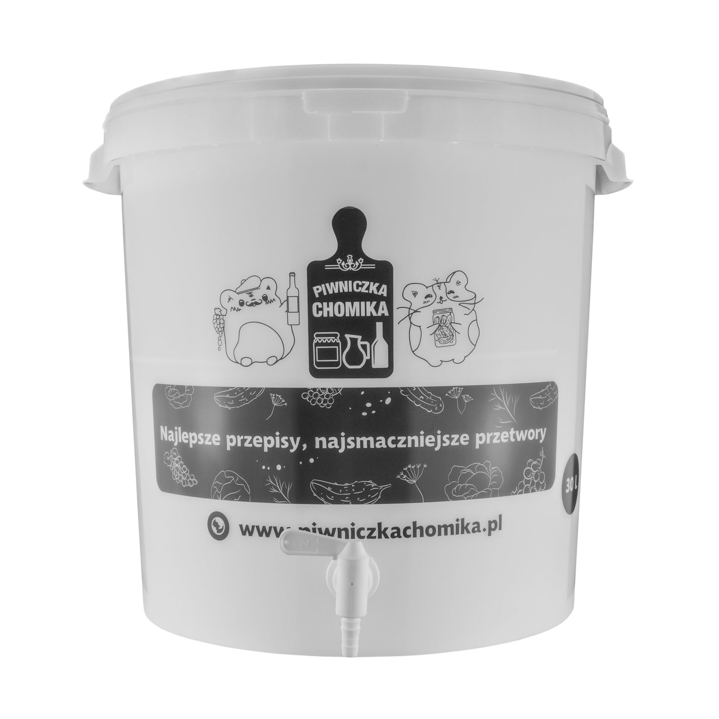 Home Brew Bucket 30L with Tap DIY Workshop Accessory Home and Garden Use