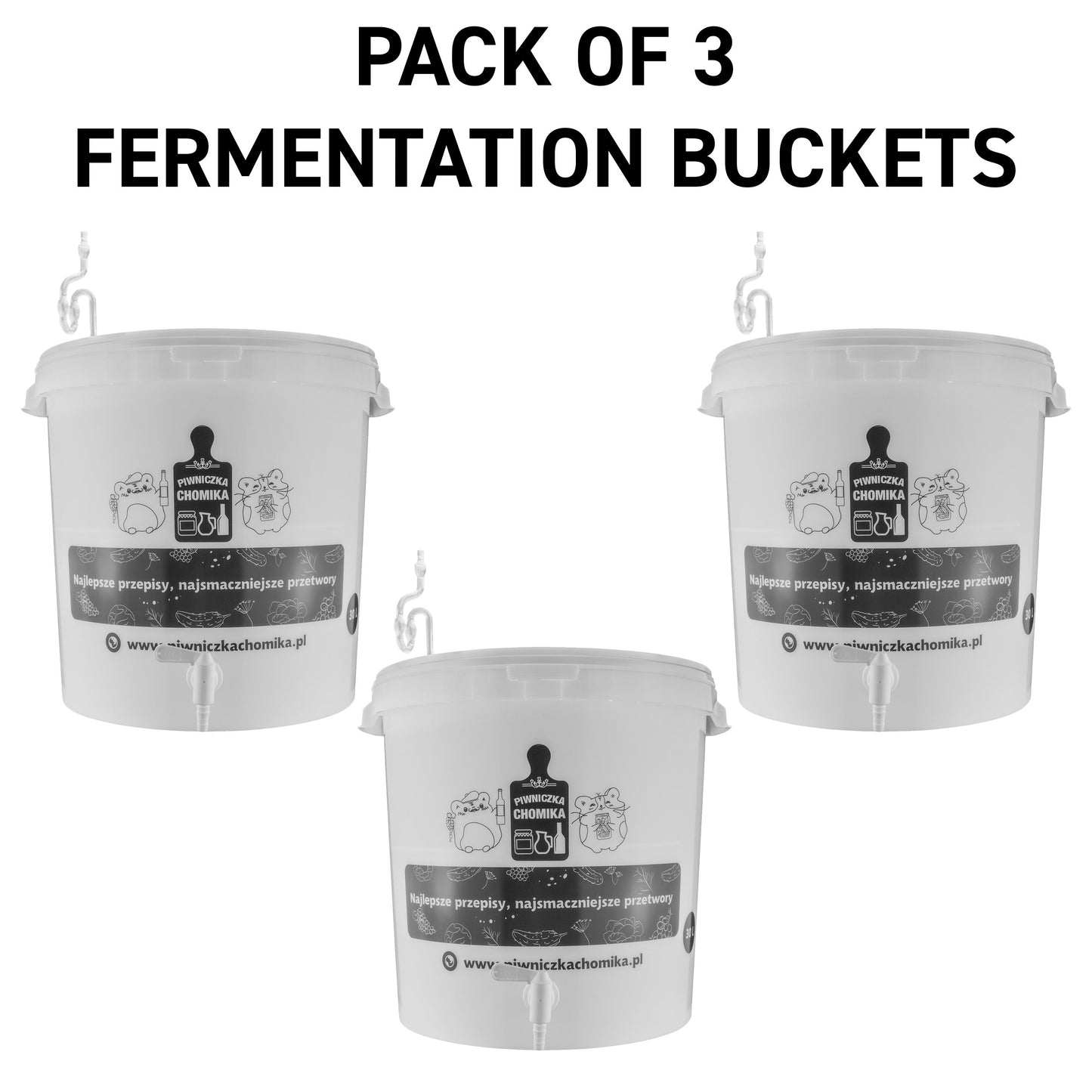 Home Brew Bucket 30L with Tap DIY Workshop Accessory Home and Garden Use